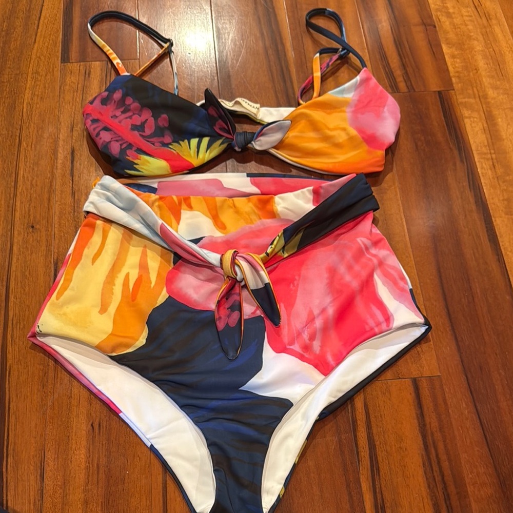 Colorful Floral Bikini Set